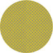 Sideview of Patterned Brown Novelty Rug, pat2749