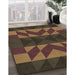 Machine Washable Transitional Light Brown Rug in a Family Room, wshpat275brn