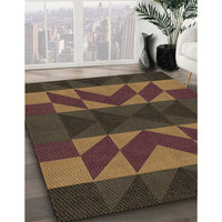 Patterned Light Brown Rug, pat275brn