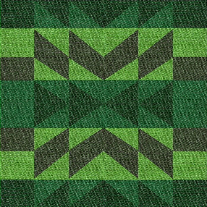 Round Patterned Dark Forest Green Rug, pat275grn