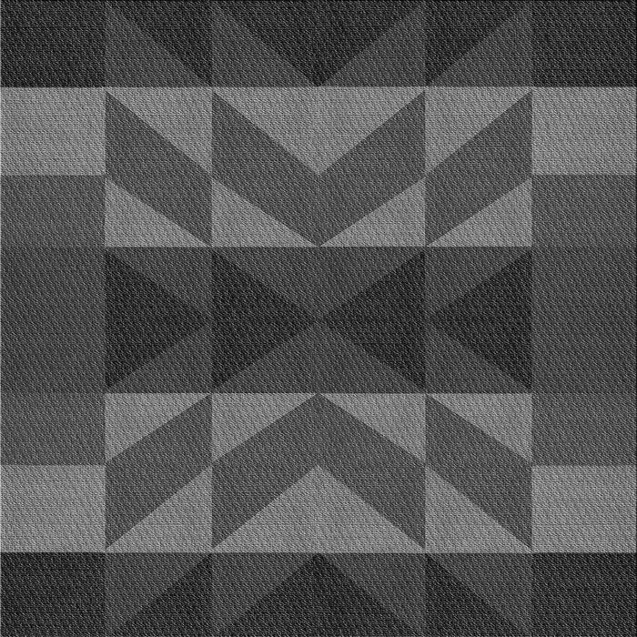 Round Patterned Silver Gray Rug, pat275gry