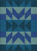 Patterned Blue Ivy Blue Rug, pat275lblu