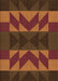 Patterned Sedona Brown Rug, pat275org