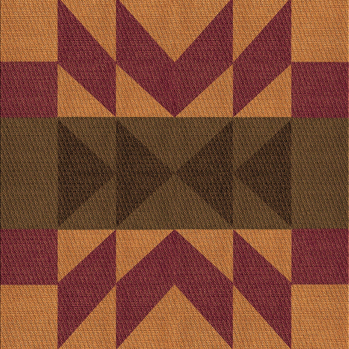 Patterned Sedona Brown Rug, pat275org