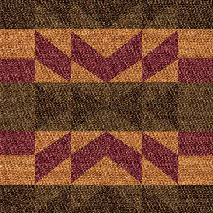 Round Machine Washable Transitional Sedona Brown Rug, wshpat275org
