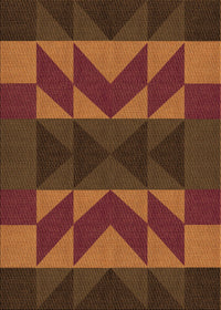 Machine Washable Transitional Sedona Brown Rug, wshpat275org