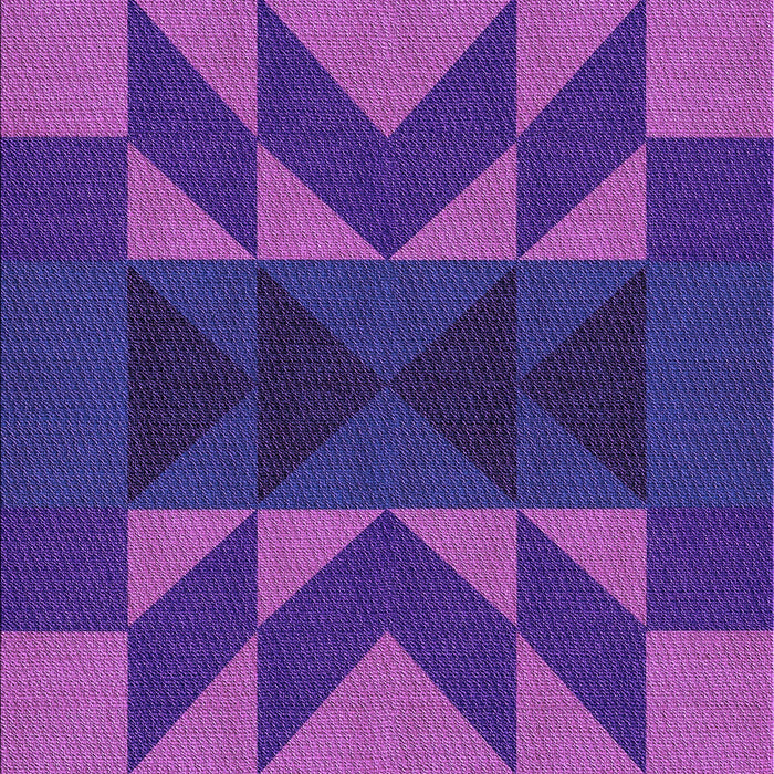 Patterned Purple Plum Purple Rug, pat275pur