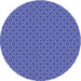 Square Patterned Sky Blue Rug, pat2750blu