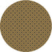 Square Patterned Cinnamon Brown Rug, pat2750brn