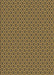 Patterned Cinnamon Brown Rug, pat2750brn