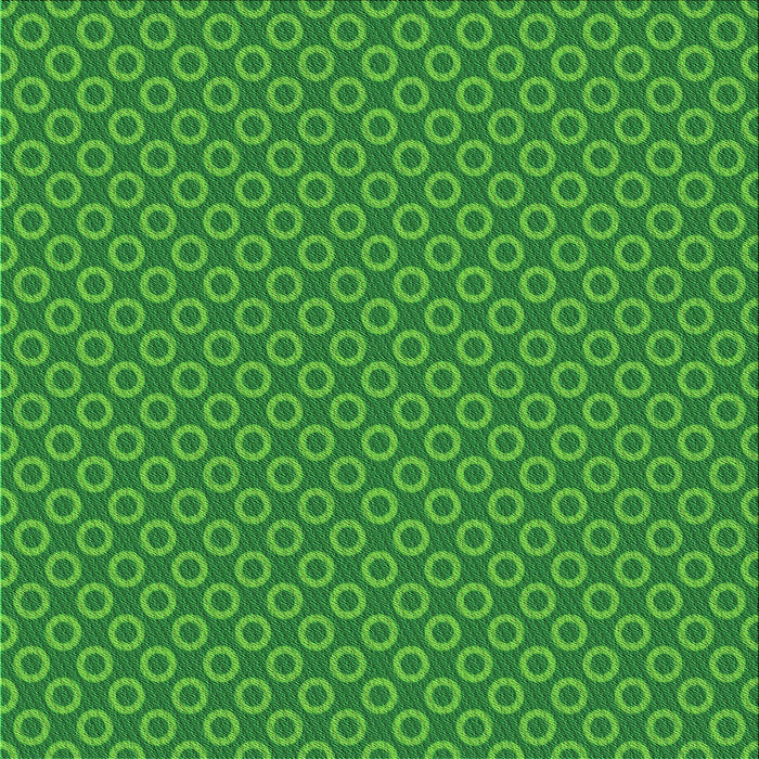 Round Patterned Green Rug, pat2750grn
