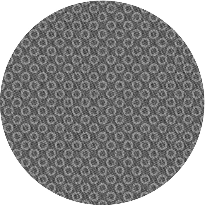Square Patterned Gray Rug, pat2750gry