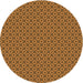 Square Machine Washable Transitional Saddle Brown Rug in a Living Room, wshpat2750org