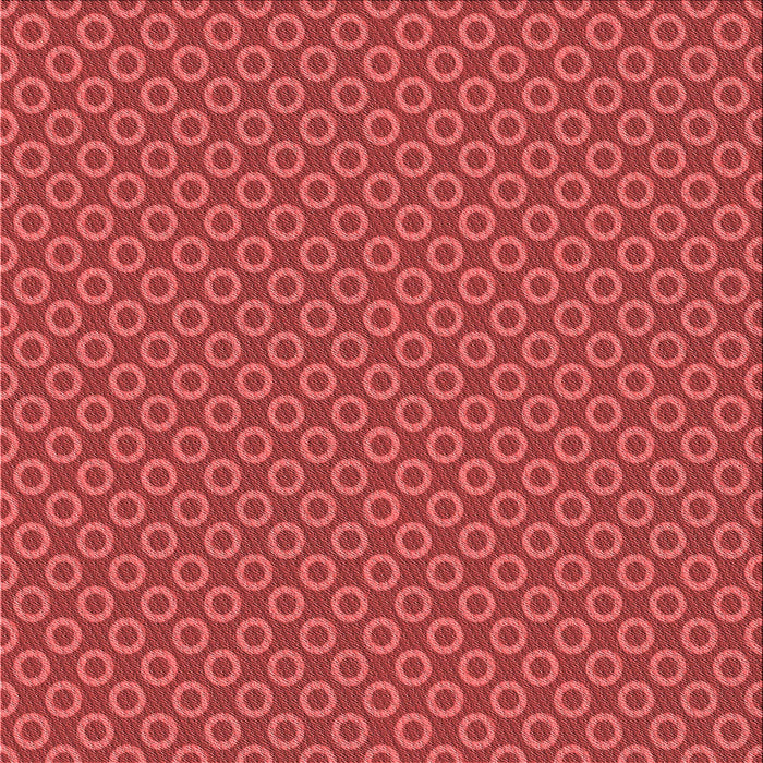 Round Patterned Red Rug, pat2750rd