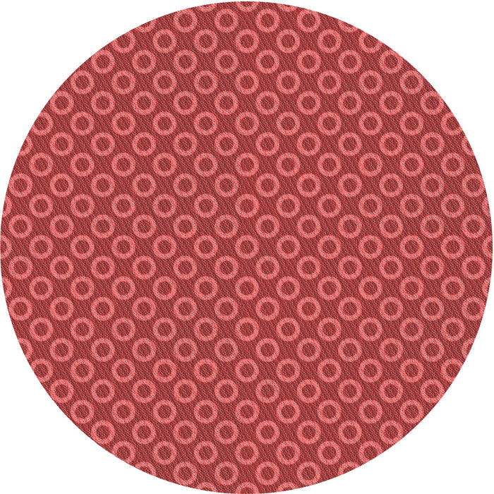 Square Patterned Red Rug, pat2750rd