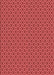 Patterned Red Rug, pat2750rd