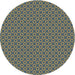 Sideview of Patterned Brown Novelty Rug, pat2750