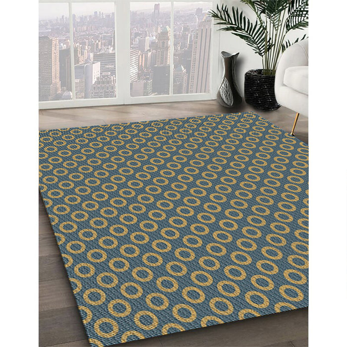 Machine Washable Transitional Brown Rug in a Family Room, wshpat2750