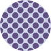 Square Patterned Bright Grape Purple Rug, pat2751blu
