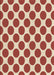 Patterned Red Rug, pat2751brn