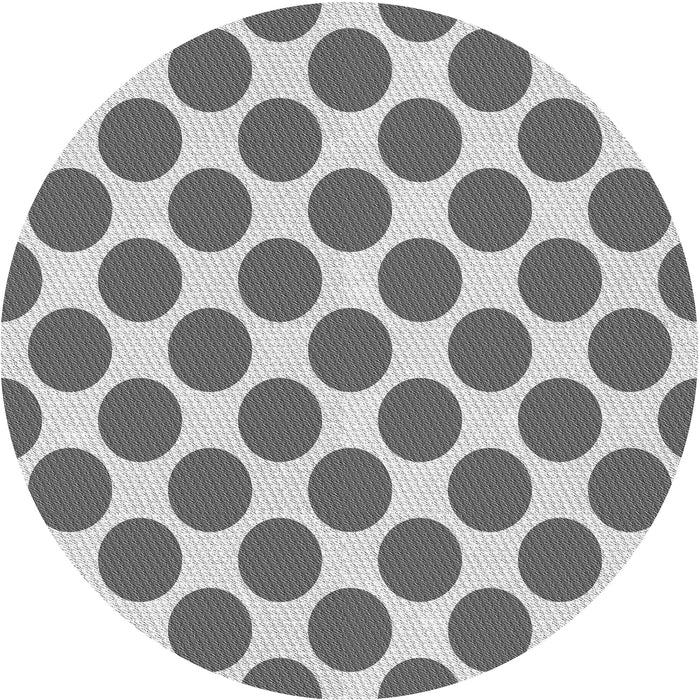 Square Patterned Ash Gray Rug, pat2751gry