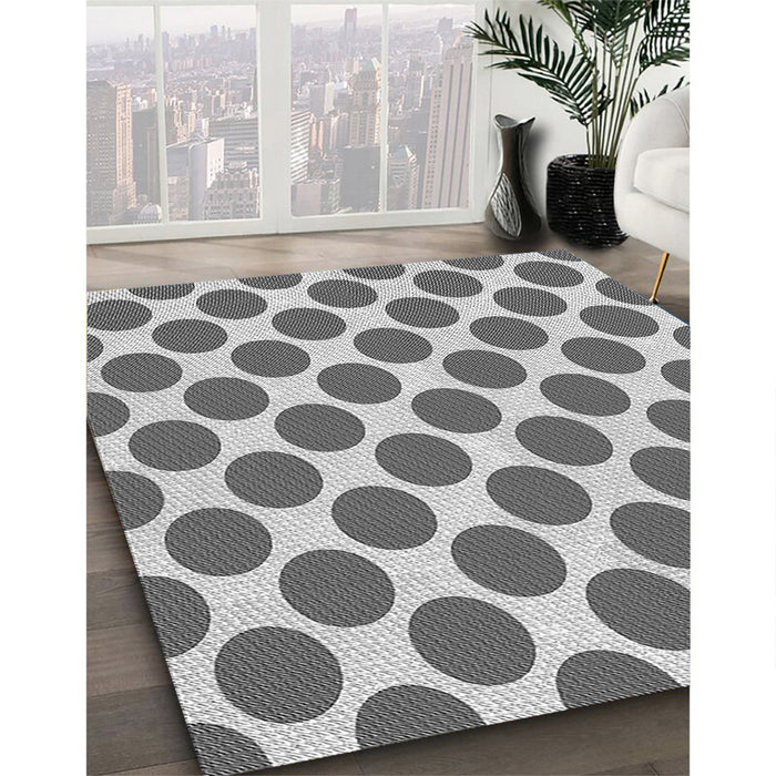 Patterned Ash Gray Rug in Family Room, pat2751gry