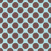 Round Patterned Blue Rug, pat2751lblu