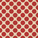 Round Patterned Red Rug, pat2751org