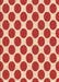 Machine Washable Transitional Red Rug, wshpat2751org