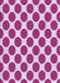 Patterned Deep Pink Rug, pat2751pur