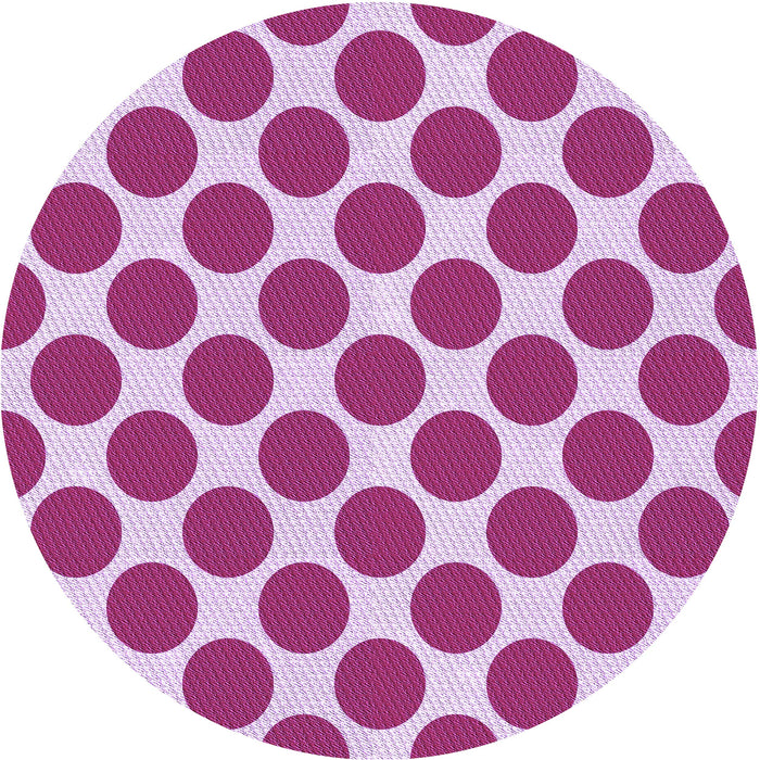 Square Patterned Deep Pink Rug, pat2751pur