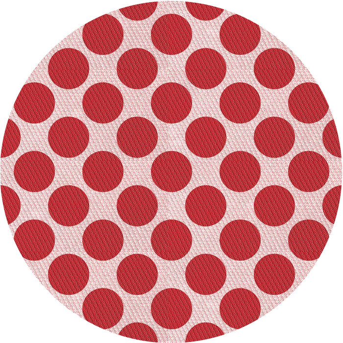 Square Patterned Pastel Pink Rug, pat2751rd