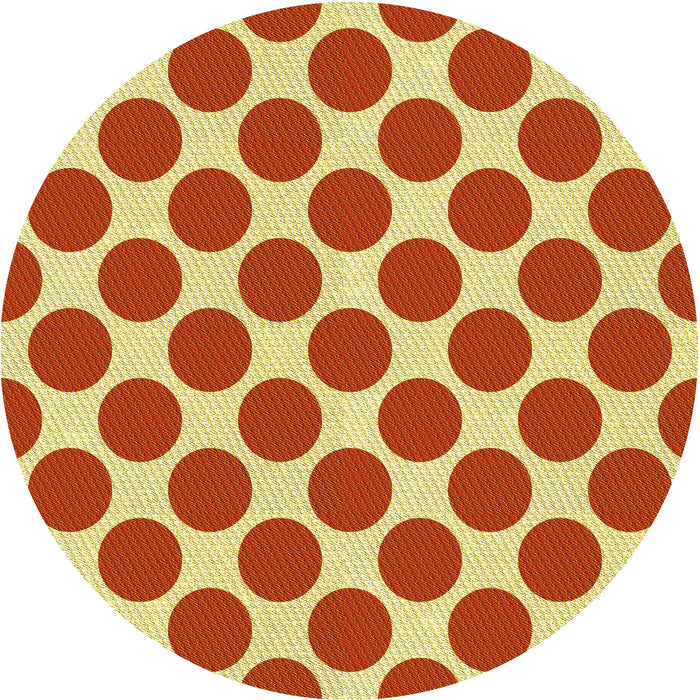 Square Patterned Chrome Gold Yellow Rug, pat2751yw