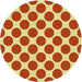 Square Patterned Chrome Gold Yellow Rug, pat2751yw