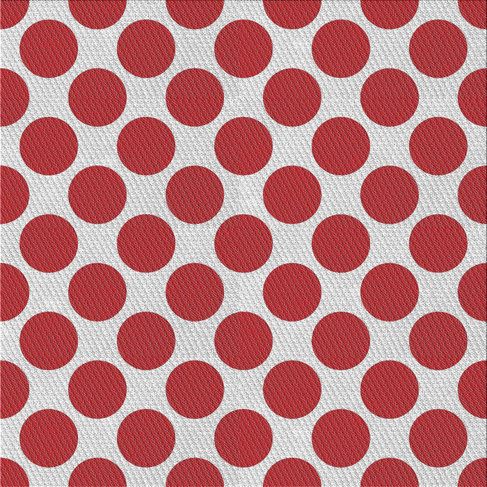 Square Patterned Red Novelty Rug, pat2751