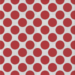 Sideview of Machine Washable Transitional Red Rug, wshpat2751