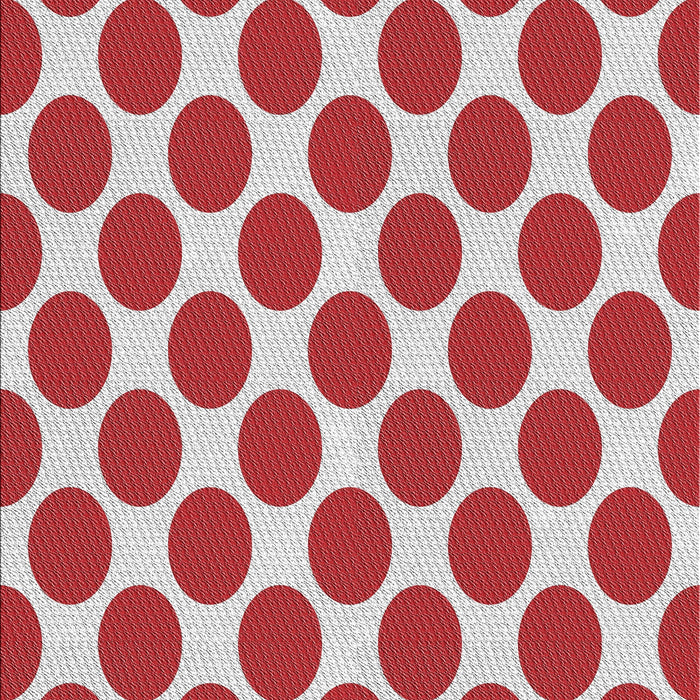 Patterned Red Novelty Rug, pat2751