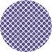 Square Patterned Bright Grape Purple Rug, pat2752blu