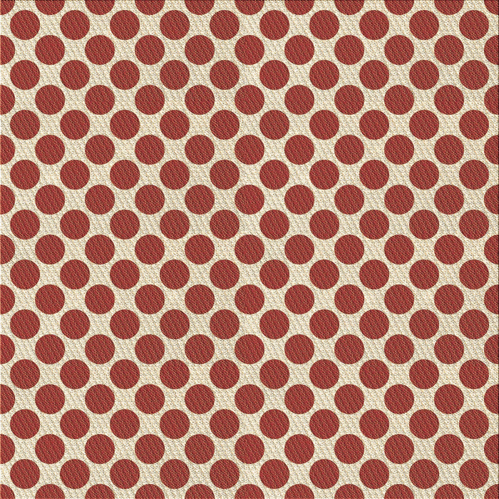 Round Patterned Red Rug, pat2752brn