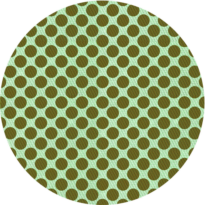 Square Machine Washable Transitional Dark Bronze Brown Rug in a Living Room, wshpat2752grn