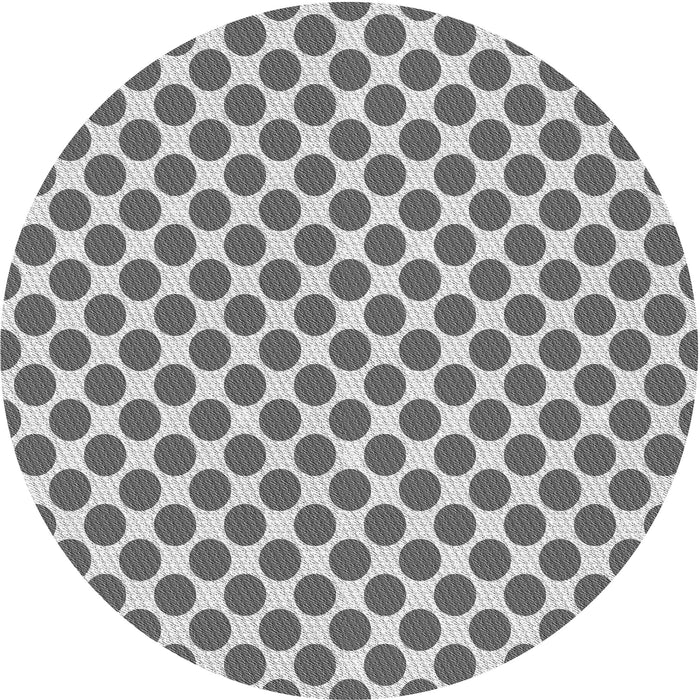Square Patterned Ash Gray Rug, pat2752gry