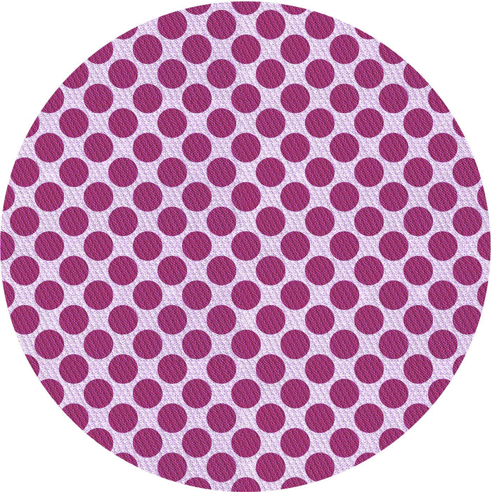 Square Patterned Deep Pink Rug, pat2752pur