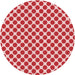 Square Patterned Pastel Pink Rug, pat2752rd