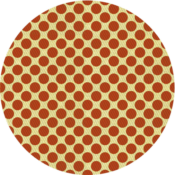 Square Patterned Chrome Gold Yellow Rug, pat2752yw