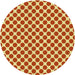 Square Patterned Chrome Gold Yellow Rug, pat2752yw