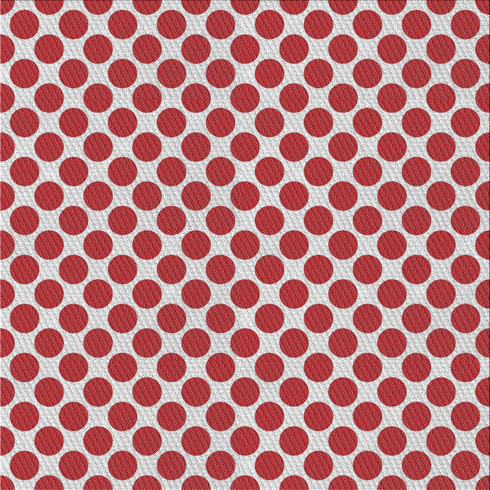 Square Patterned Red Novelty Rug, pat2752