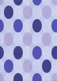 Machine Washable Transitional Periwinkle Purple Rug, wshpat2753blu