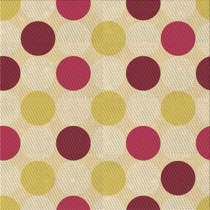 Round Machine Washable Transitional Orange Rug, wshpat2753brn