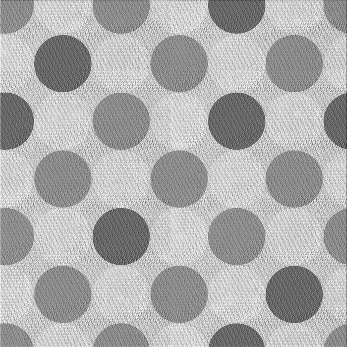 Round Patterned Gray Rug, pat2753gry
