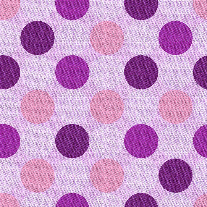 Round Machine Washable Transitional Blossom Pink Rug, wshpat2753pur